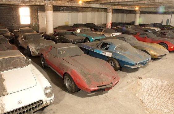 Coleção de Corvettes Garagem de Corvettes