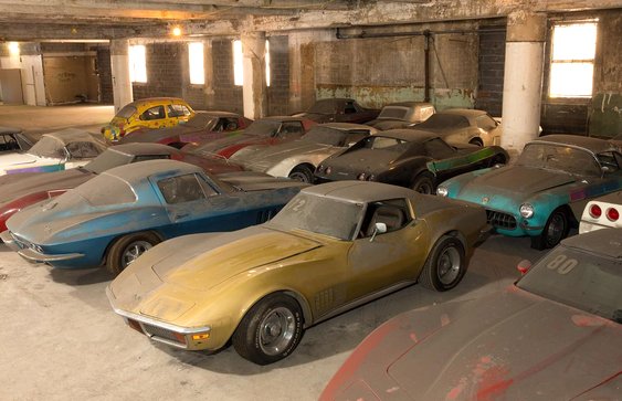 Leilão de Corvettes Carro esportivo clássico