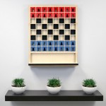 Jogo de xadrez vertical para paredes num vídeo divertido