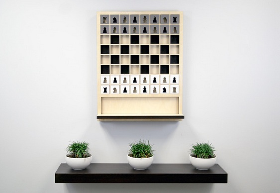 Xadrez como quadro de parede