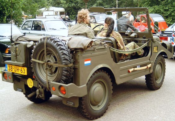 Jipe militar restaurado