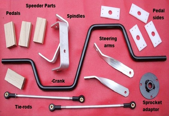 Peças de carrinho a pedal