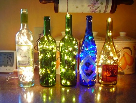 Decoração de Natal com garrafas Reciclagem de garrafas de bebidas