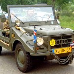 Uma versão militar restaurada do jipe Candango DKW-Vemag
