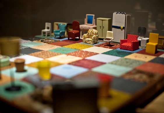 Jogo de xadrez artesanal e educativo
