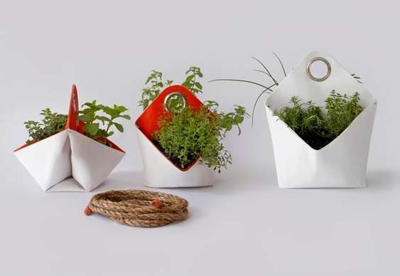 Vasinhos ecológicos para legumes e verduras
