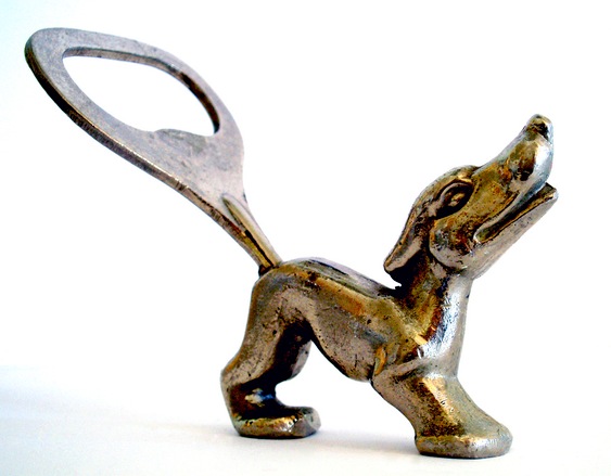 Cachorro abridor de garrafas Cão de metal