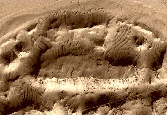 Anomalia na superfície de Marte