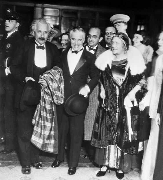 Alberto Einstein e Charles Chaplin Dois gênios juntos