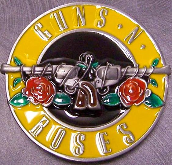 Guns N' Roses fivela Fivelão de pewter