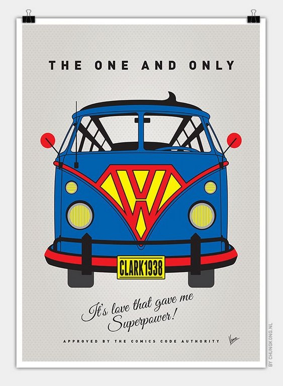 VW Bus Superman