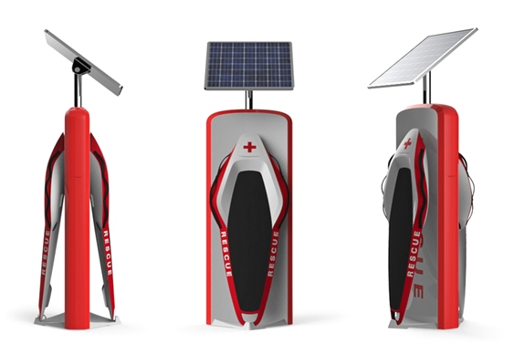 Posto de carregamento solar