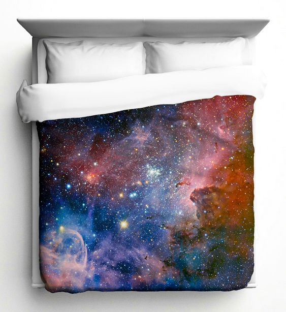 Edredons com galáxias Roupas de cama com estampas