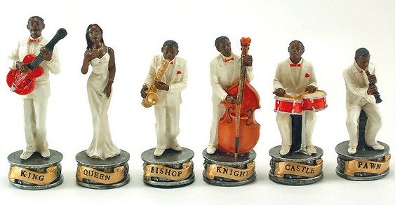 Banda de jazz no Xadrez