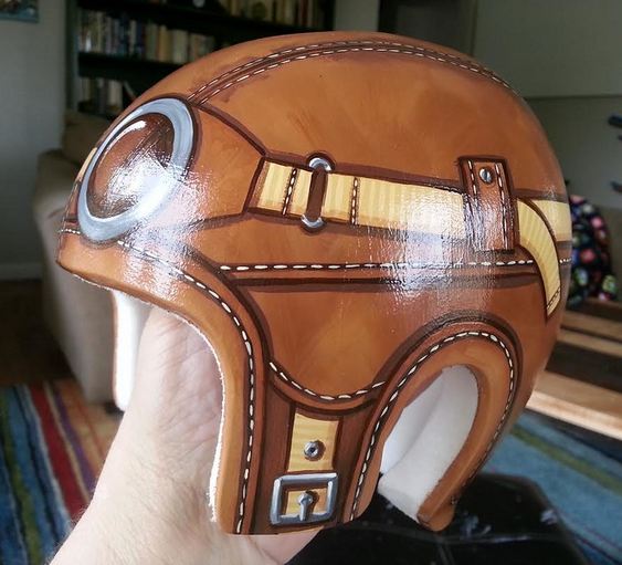 Capacete para desentortar crânio