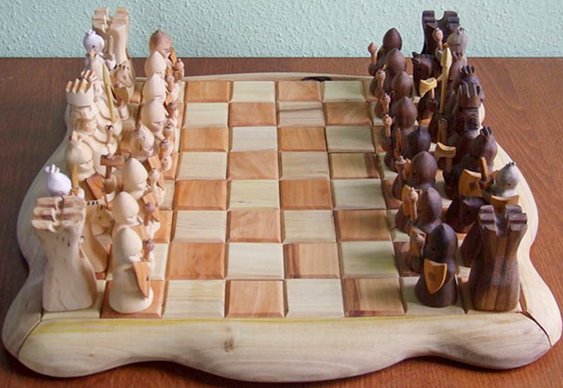 Jogo de Xadrez artesanal