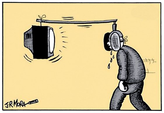 Charge Rede Globo