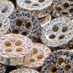Botões de ouro com diamantes para camisas sociais de luxo