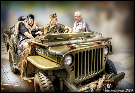 Jeep Willys da Segunda Guerra Desfile de jipe