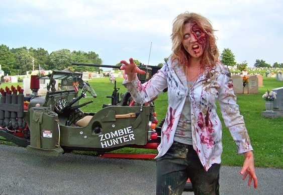 Jipe Apocalipse Zumbi Zombie Hunter Jeep