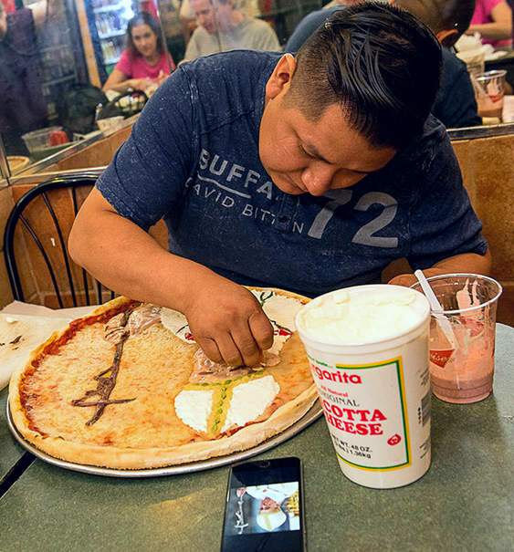 Receita da Pizza do Papa