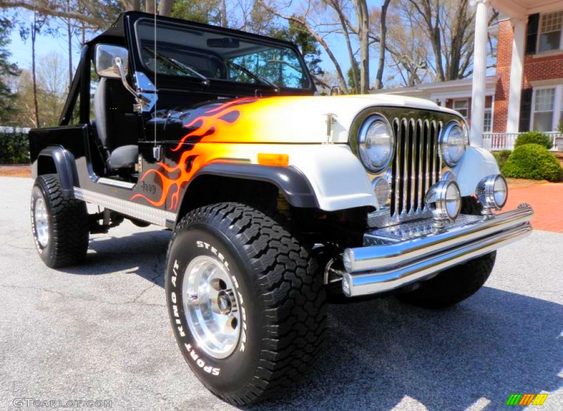 Custom paint Jeep CJ5