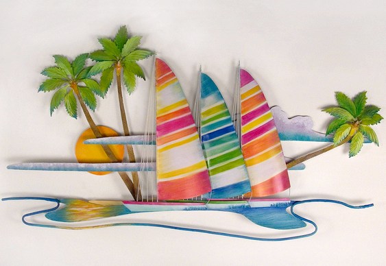 Decoração náutica tridimensional