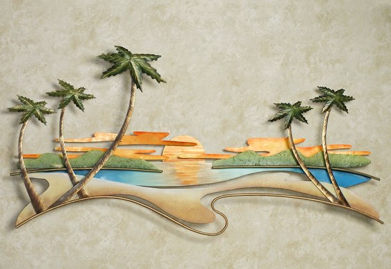 Cenário tropical em 3D