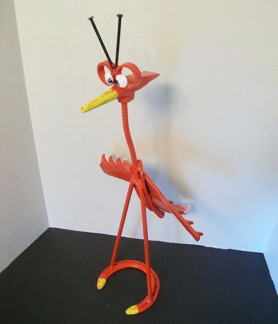 Artesanato com metal velho