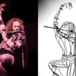 Ian Anderson, vocalista do Jethro Tull, em arte 3D com arame