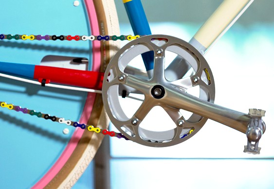 Corrente colorida de bicicleta Bike custom