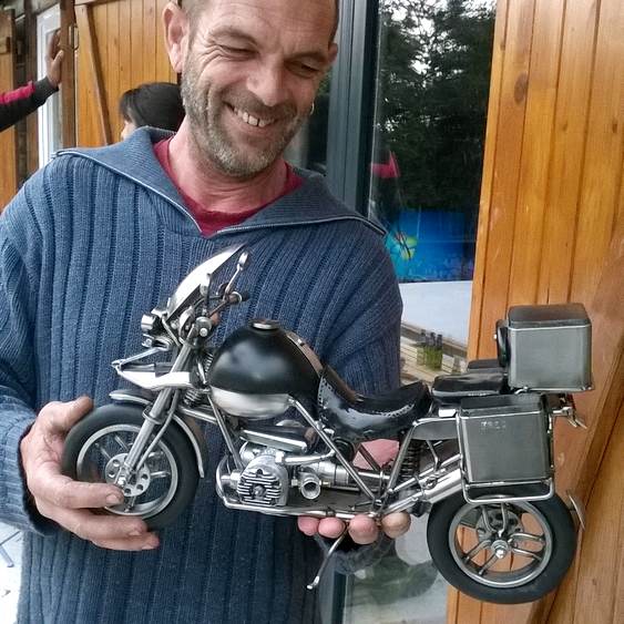 Réplica de motocicleta BMW