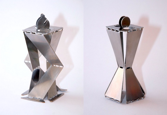Origami em chapas de aço