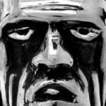 Anel de prata Frankenstein com a cabeça do Herman Monstro