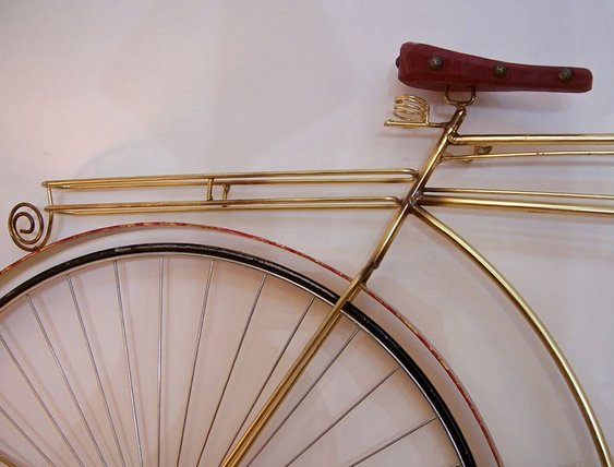 Bicicleta em serralheria artística