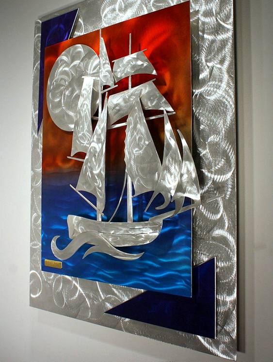 Painel com holografia em 3D