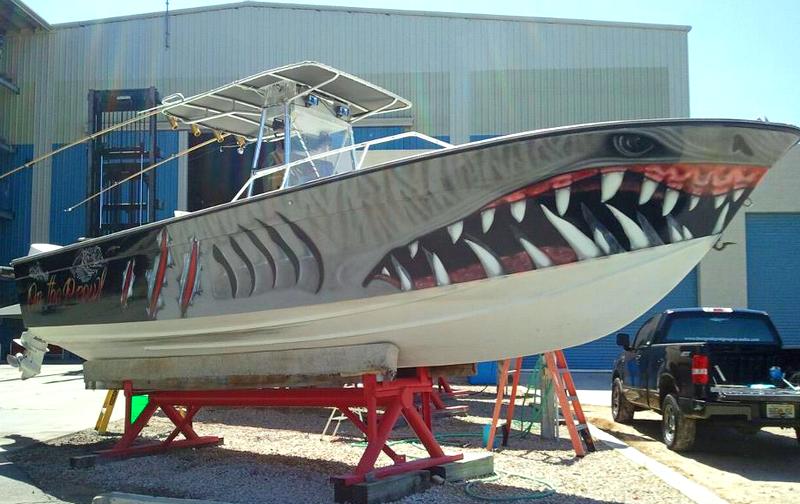 Casco de barco customizado