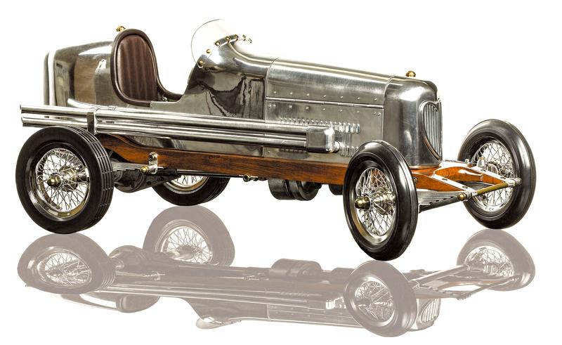 Réplica perfeita de carro de corrida Carrinho de corrida vintage