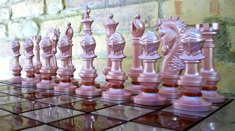 Peças de xadrez - como são feitas