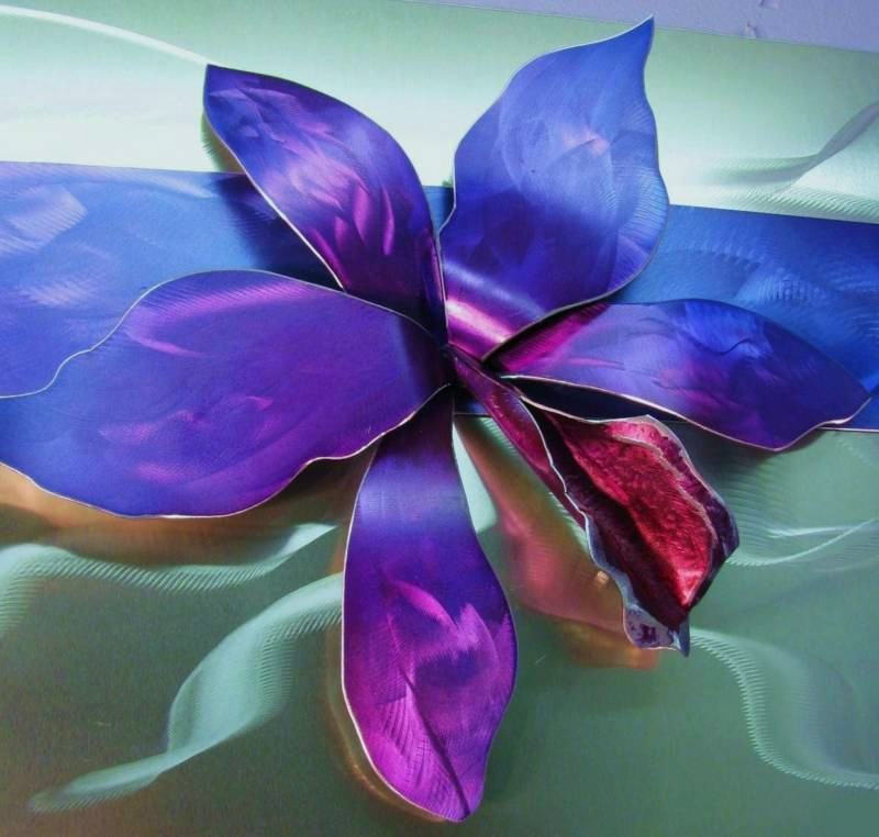 Painel floral em 3D