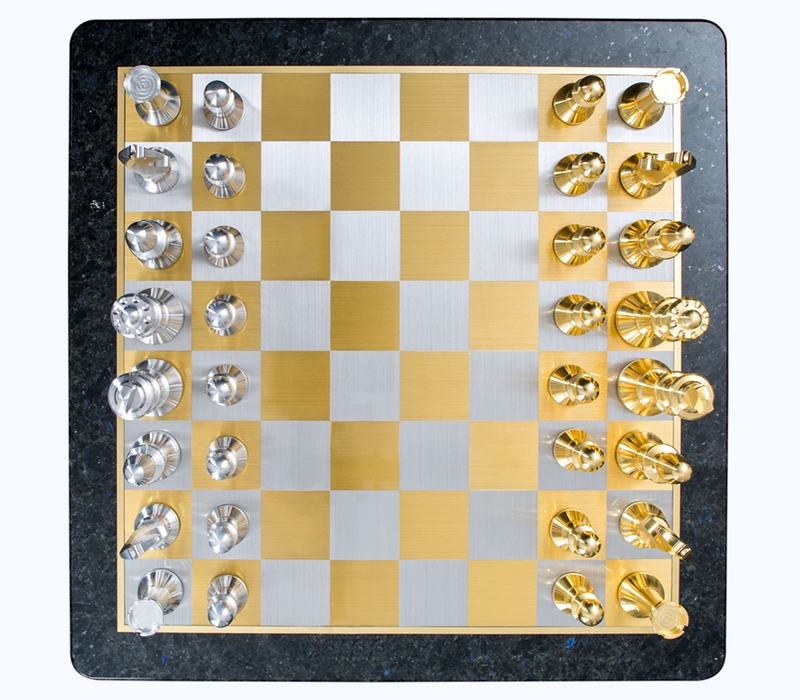 Jogo de xadrez de rico