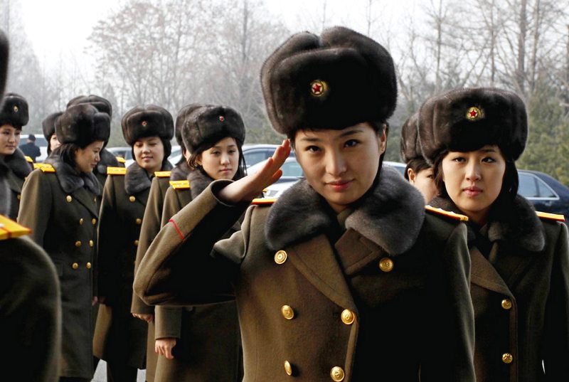 Exército de mulheres orientais