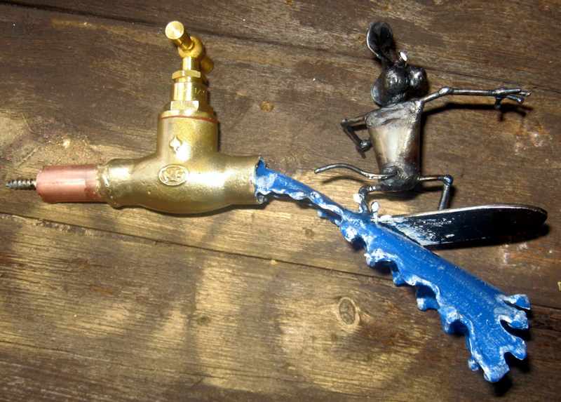 Arte da reciclagem de metal