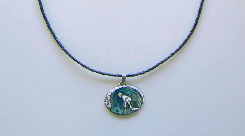 Medalha para campeonato de surfe