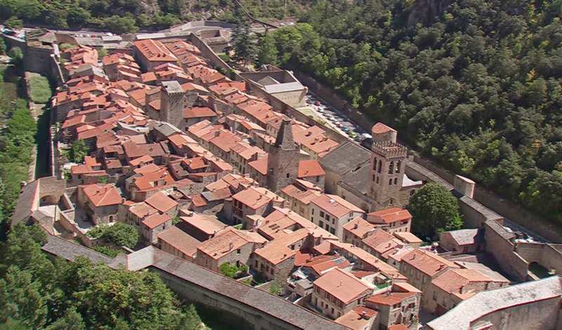 Cidade medieval do sul da França