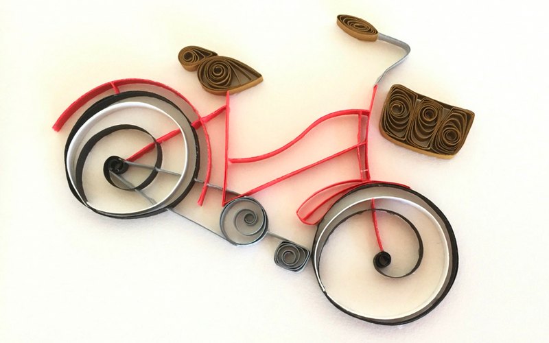 Bicicleta para decoração