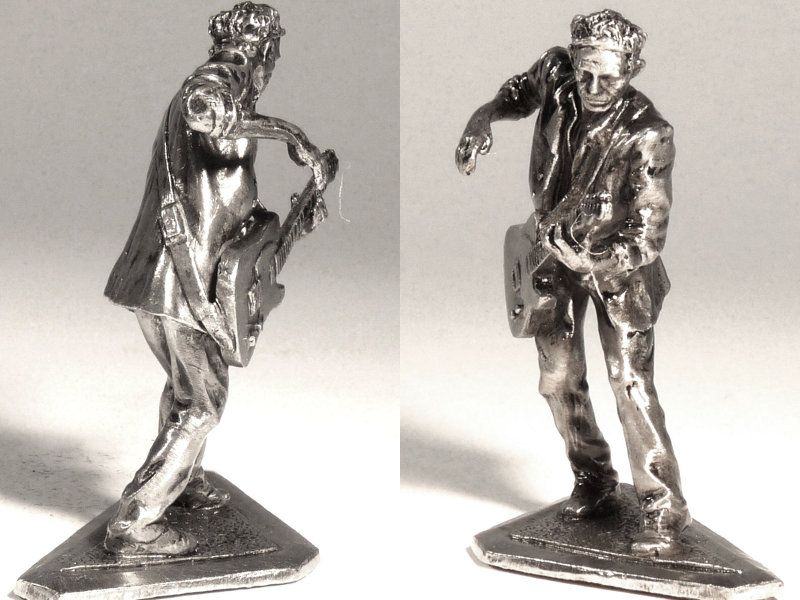 Estátua do guitarrista dos Rolling Stones