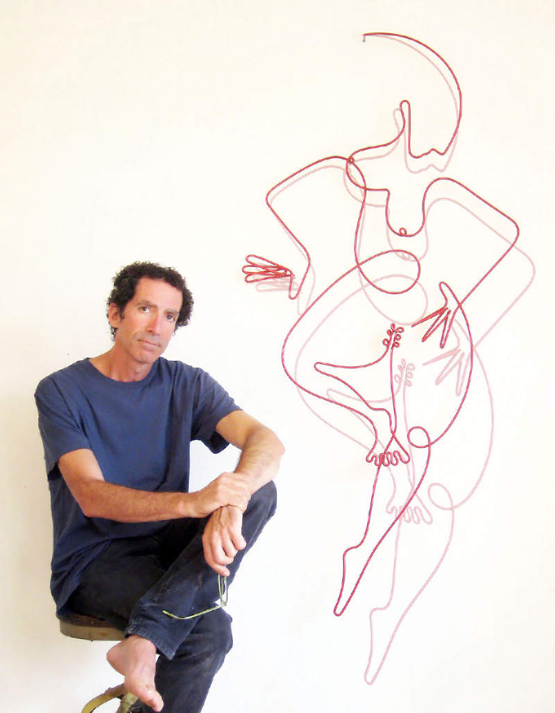 Steve Lohman - Woman Sculpture Escultor especializado em varetas de metal