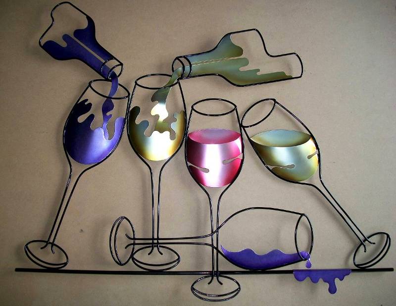 Bebidas para decoração de bar
