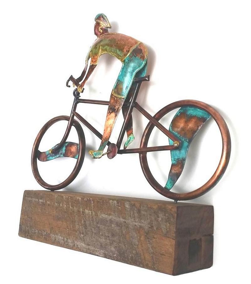 Decoração de loja de bicicletas